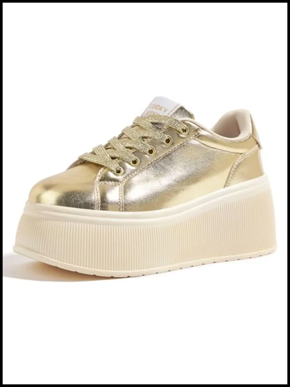 Women's Platform Wedge Canvas Sneakers, Retro Low Top Lace-Up Walking Shoes
